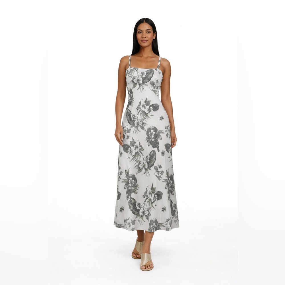 DMBM Vintage Summer Floral Maxi Bridal Wedding Guest Y2K 90s Cottagecore 📐M